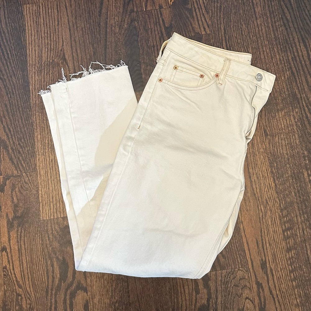 Topshop Straight Leg Jeans